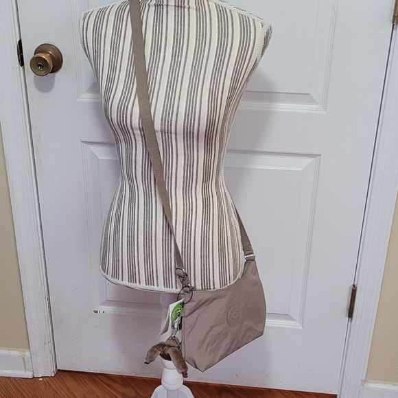 Kipling Handbags - New! Kipling Women's Crossbody Minibag Bag Stone Beige Brown KI1677 Retail $69